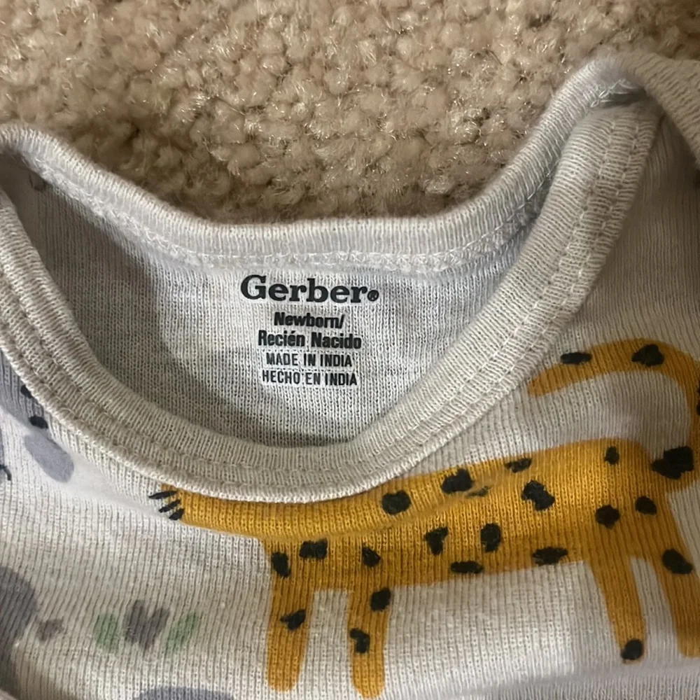 Five NB Animal style Onesies
